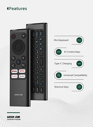 Green Lion Daljinski upravljač sa tastaturom i mišem PRO