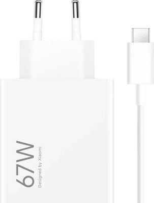 Xiaomi punjač Combo 67W Type-A + kabl Type-C bela