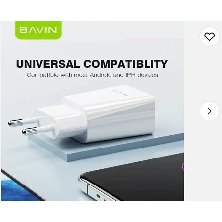Bavin punjač 2.4A USB-A + kabl Lightning - PC895Y