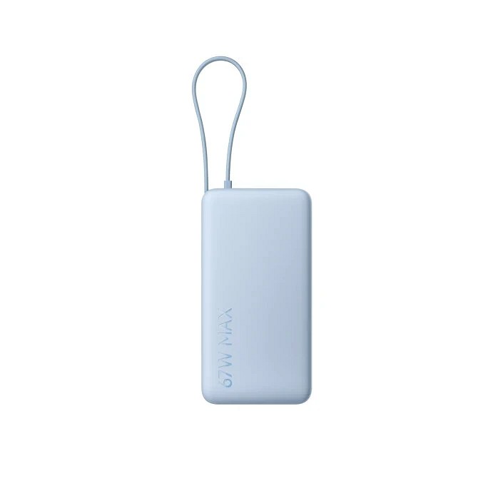 Xiaomi Power Bank 20000mAh 67W sa kablom Type C plava