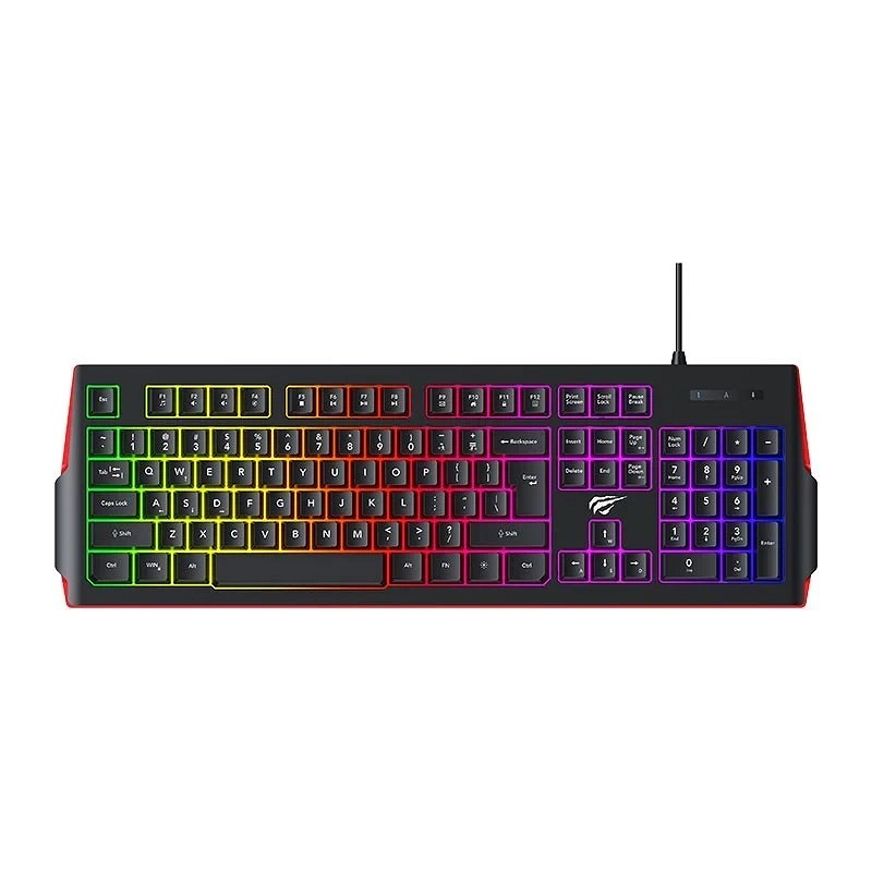 Havit tastatura KB866L crno-crvena
