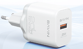 Bavin punjač 20W Usb A + kabl type Lightning bela