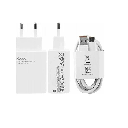 Xiaomi Mi 33W punjač Combo Type-A + kabl Type C bela