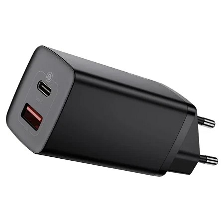 Baseus GaN2Lite punjač 65W Type C/Usb A crna