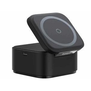 Baseus MagPro Magnetic 2u1 punjač 25W crna