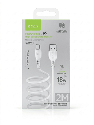 Bavin kabl 18W 2m USB A-Type C CB351